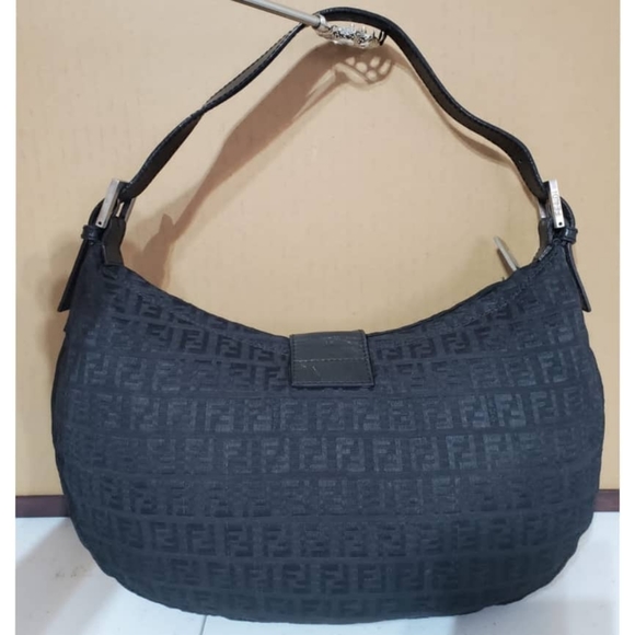 FENDI Zucchino Hobo Shoulder Bag - Picture 5 of 12